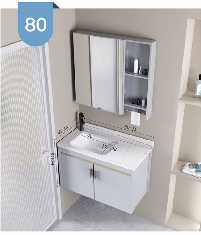 New Design Single Sink Drawer Simple Modern Basin Bathroom Vanity Cabinets