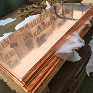 China 99.99 Pure 20 Gauge Copper Flat Sheets EDM C2720 For Decorative wholesale