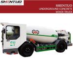 Underground Mining Equipment Electric Drive Concrete Mixer 4× 2 4m3 Electric