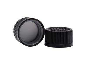 China Plastic Screw CRC Child Proof Cap 18mm Ribbed For Bottles wholesale