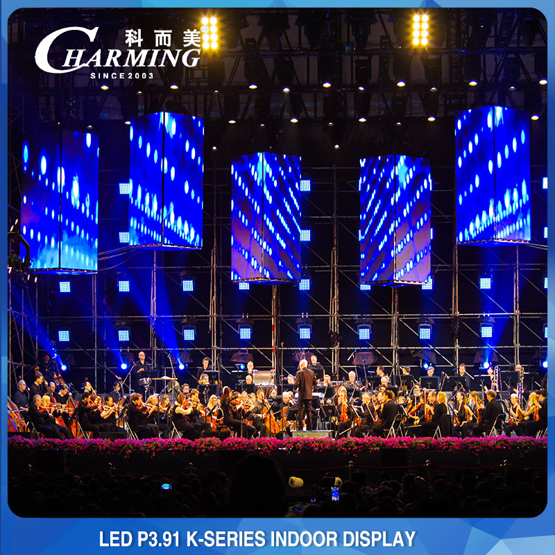 Anti Collision P3.91 Waterproof Indoor LED Screen For Stage Background
