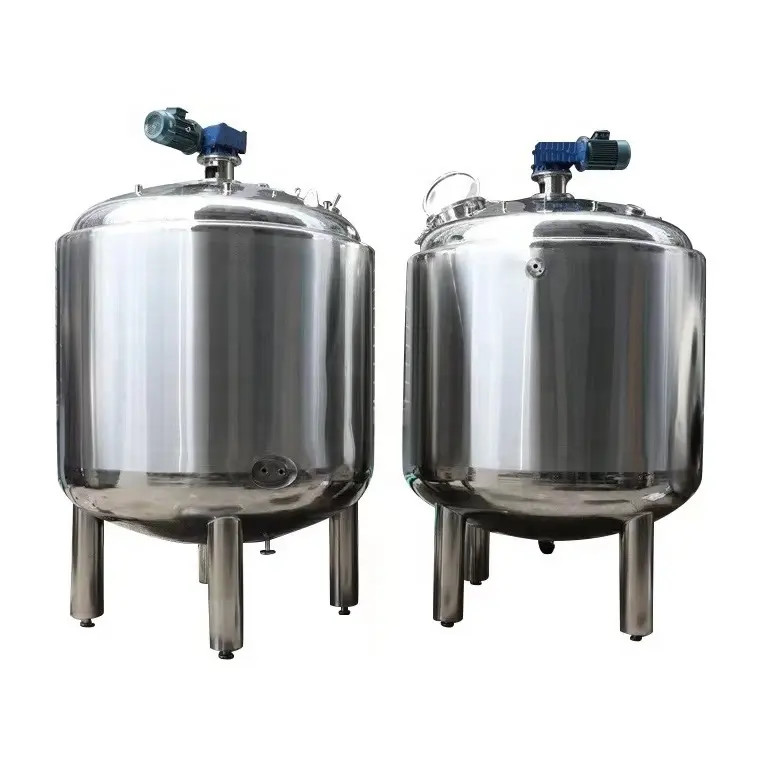 Moveable Sealed Storage Mixing Tank Agitator 500L Open Nonwoven Biotechnology