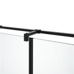 Black 6mm Tempered Glass Shower enclosures 800*1000*1900mm