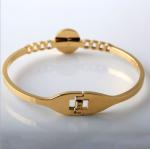 Simple Elegance Fashion Jewelry colorful Stainless Steel Bangle Bracelet For
