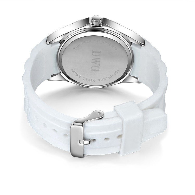 Japan Movt Silicone Sports Watch With Multi - Color Interchangeable Band