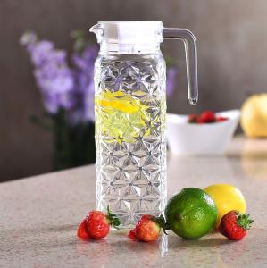 China Home / Restaurant / Hotel Glass Pitcher 1100ml/37oz With Crystal Pattern​ wholesale