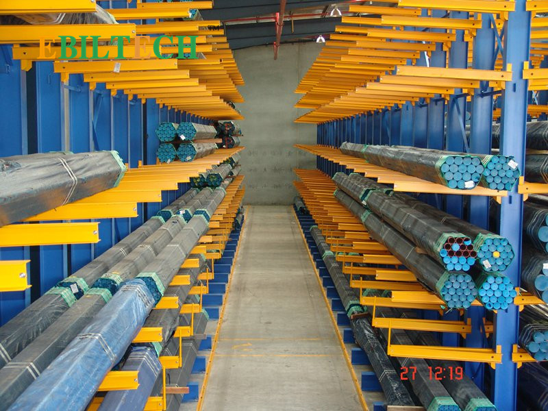 Heavy Duty Double / Single Sided Cantilever Racks For Sheet Metal CE Certificate