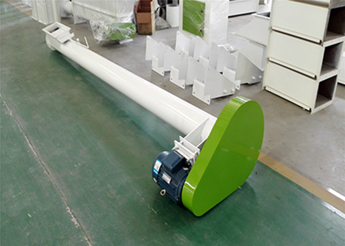 Flexible Customized Screw Belt Conveyor For Conveying Grain / Powder Material