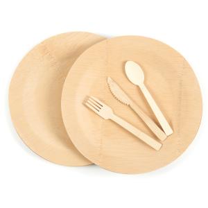 China Disposable Square Bamboo Plate Food Decoration Party Plate wholesale