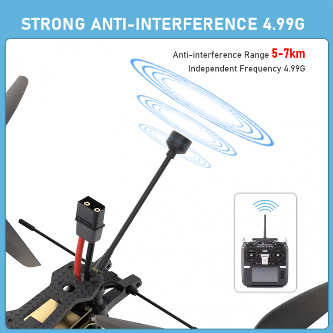 Custom HD Camera FPV Drones Mini With Brushless Motor 0