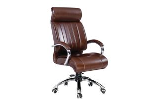 China Boss Swivel PU Handrail Leather 73cm Architect Desk Chair wholesale
