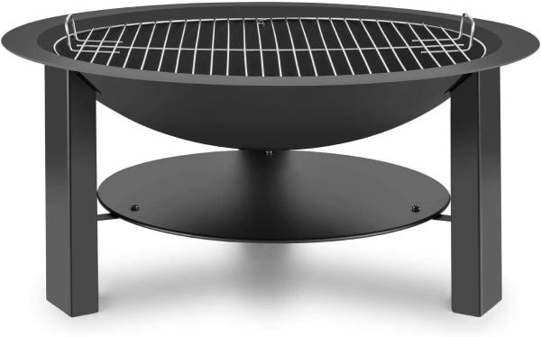 Brazier 30'' Fireplace 24'' Grill Tray Charcoal Barbecue Pit Stainless Steel