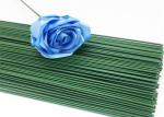 18 Gauge Green Straight Cut Florist 50pcs Paper Covered Wire 60cm Length