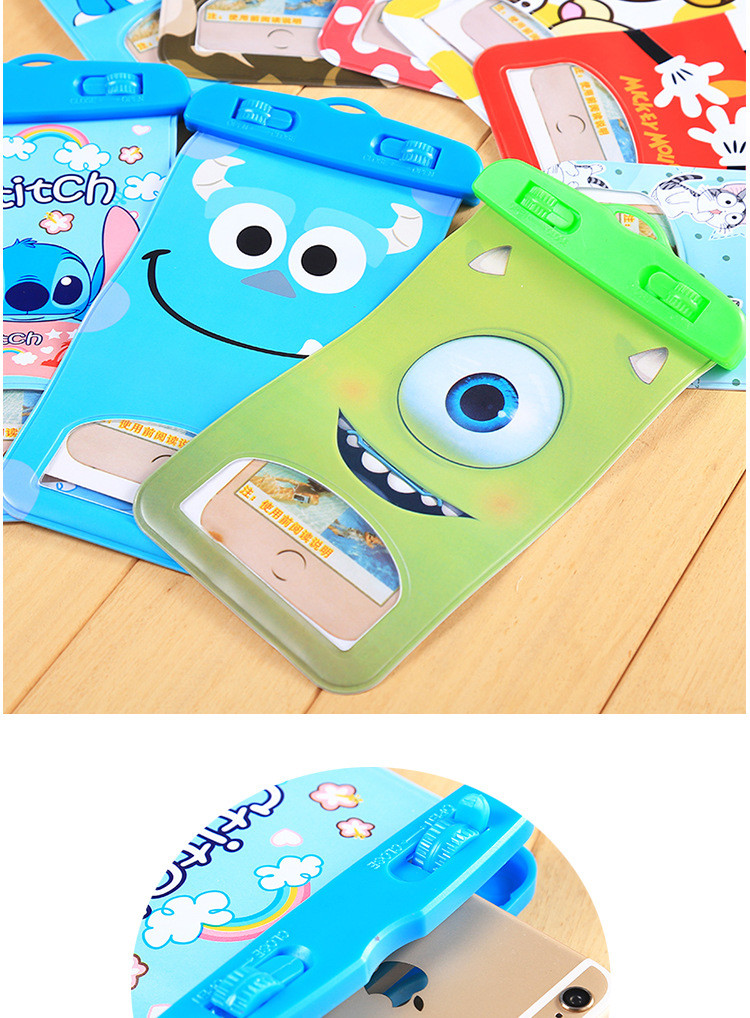 Cute Cell Phone Waterproof Bag Mobile Phone Waterproof Pouch For Iphone Android