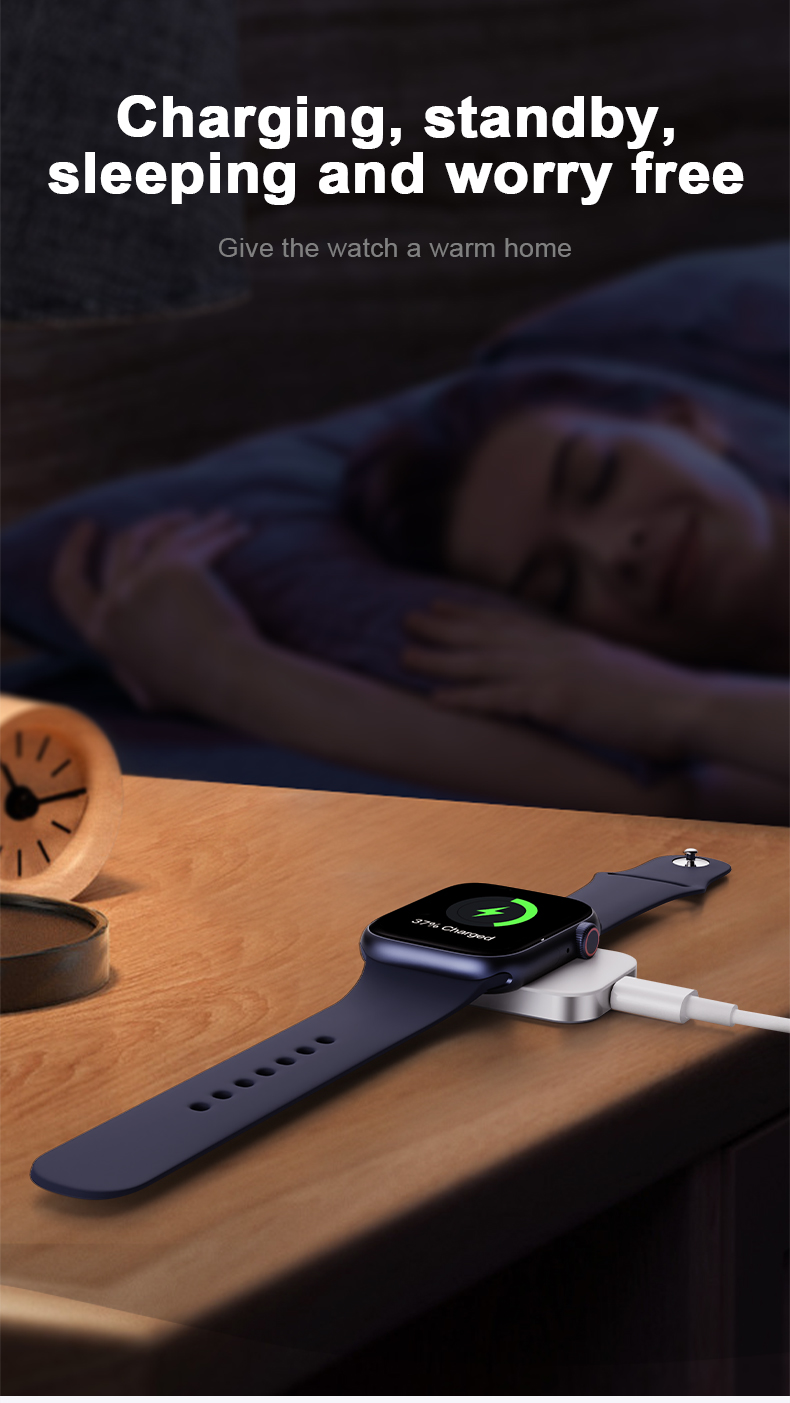 Portable 5V/1A Output Type-C Magnetic Wireless Charger for Smart Watch