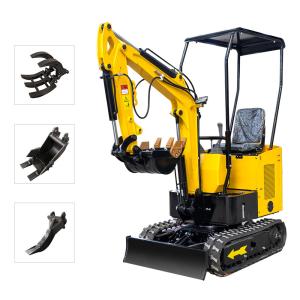 China 1200kg Japan Engine Crawler Mini Excavator Three Cylinders Water Cooled wholesale
