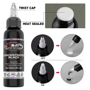 China Premium Makeup Tattoo Ink 60ml Pure Plant Vegan Tattoo Ink wholesale