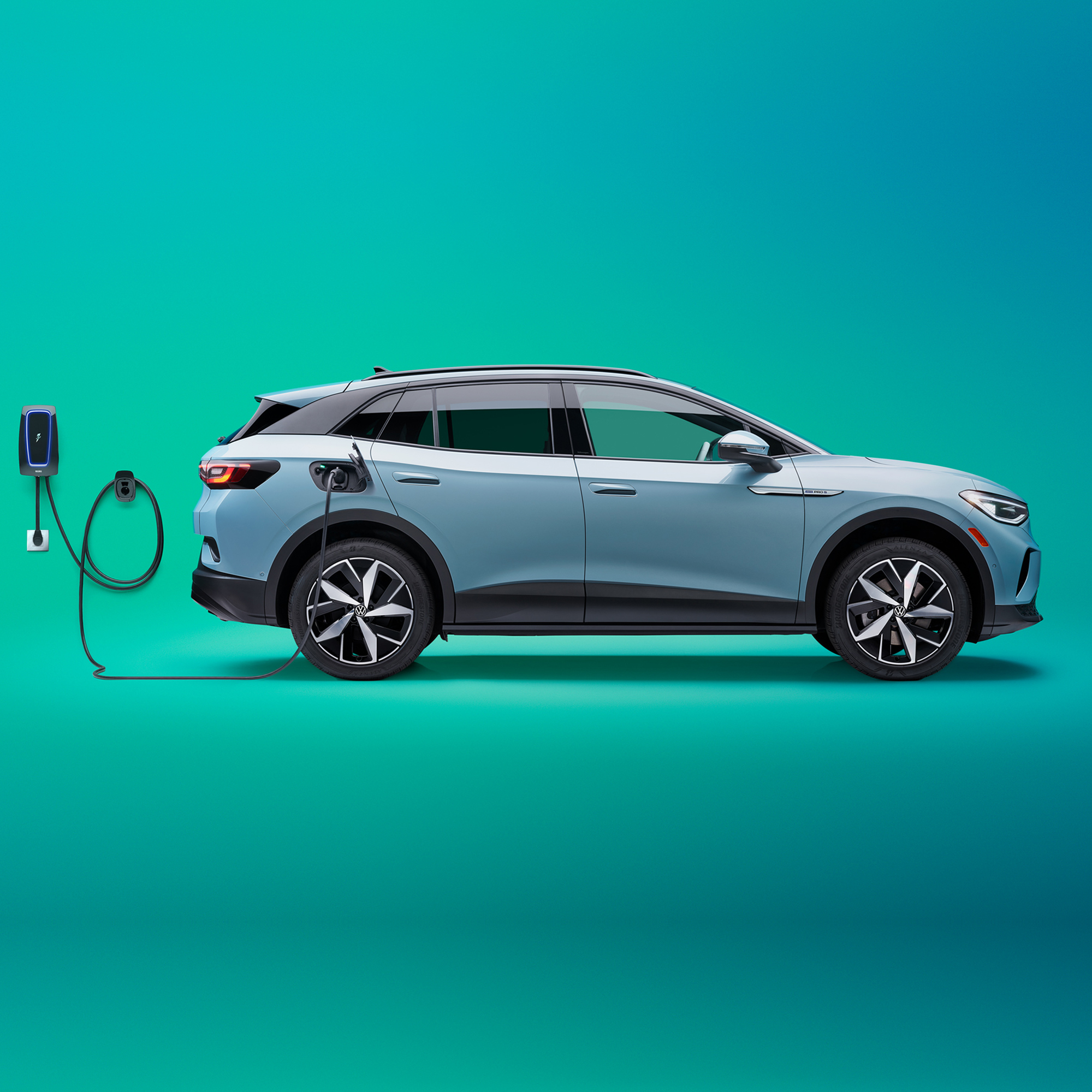 Multi-function Household Rechargeable Car VW ID. 6 PRO 601KM 7-seats EV SUV Luxury from China LED Camera Electric Leather 80 R20