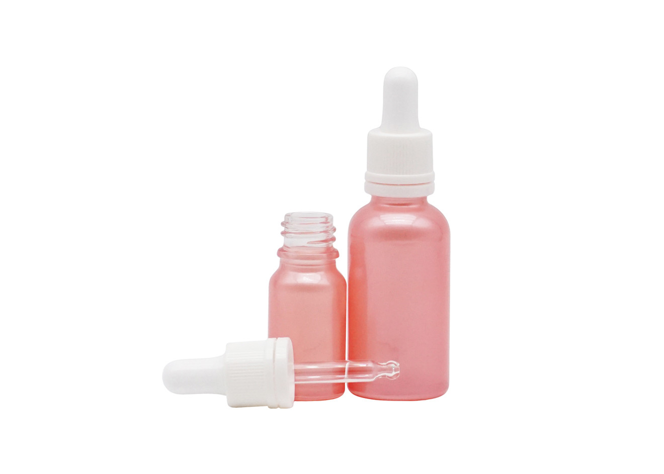 Empty Glass Dropper Bottles 30ml 50ml Transparent Dropper Bottles For Essential Oils
