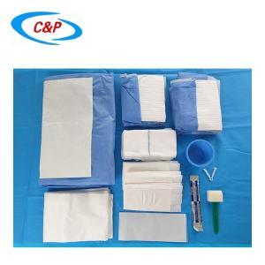 China Ergonomically Cesarean C-Section Pack Fenestrated Drape With Adhesive wholesale