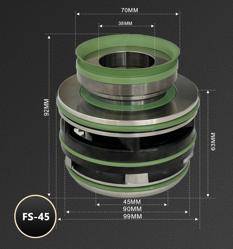 BERGMAN Pump Seal SGRL-38.1mm 47.6mm SGRL Pump TC VITON Mechanical Seal