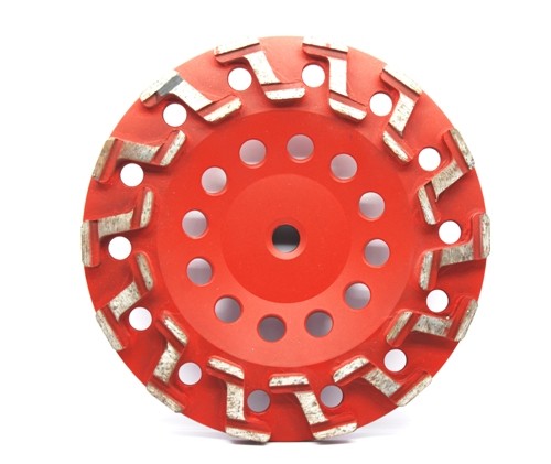 Metal Bond Concrete Grinding Diamond Cup Wheel With S-seg Design For Aggressive