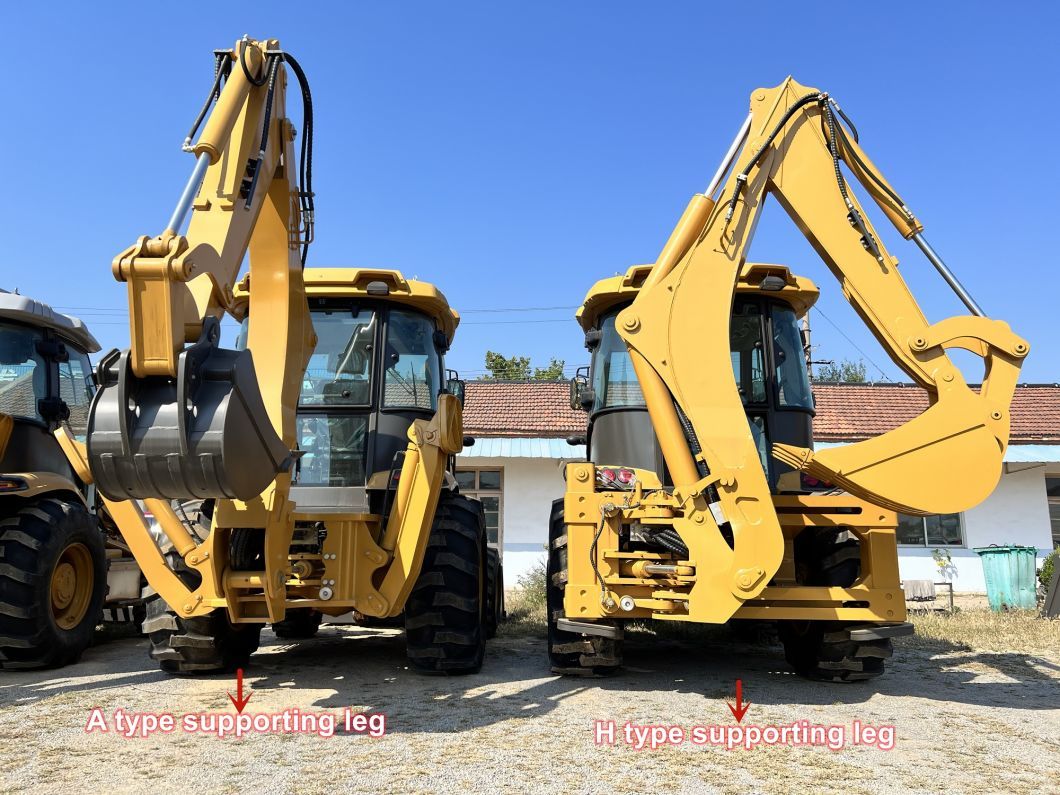 2.5 Ton Shovel Side Shift Tractor Backhoe Loader Maquinas Retroexcavad Backhoe Loader