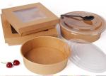 20 OZ DISPOSABLE kraft BOWLS MICROWAVABLE DISPOSABLE THANKSGIVING PAPER BOWLS