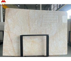 China Polished Spider Golden Marble Slab Ideal for Modern Villa Wall Floor Graphic Design wholesale