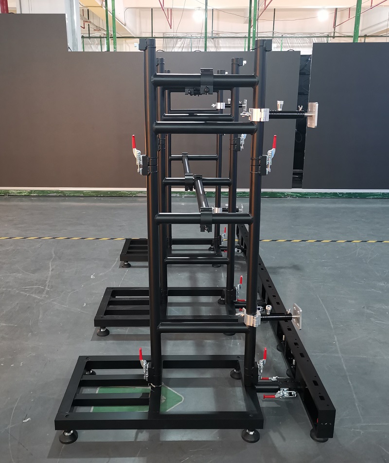 Custom Sizes Lighting Video LED Display Wall Ground Stand Support for Outdoor Events