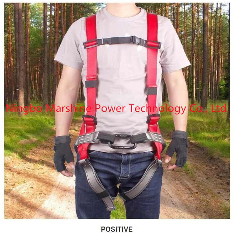 Strong Step-in Full Body Climbing Harness Assurance Safety Belt for Working at Height
