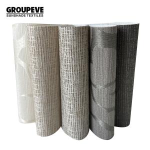 China Windows 100% Polyester Roman Blinds Fabric 100% Blackout wholesale