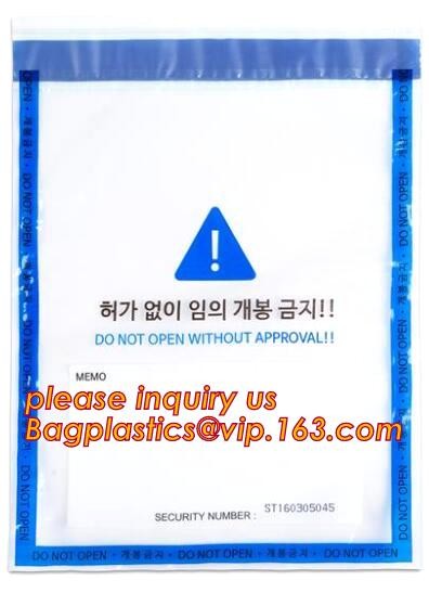 security deposit bags bank deposit bags cash deposit bags, general bank plastic deposit bags supply, Coin and Bank Note