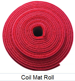 Professional Design Waterproof PVC Coil Logo Door Mat Floor Mat Kitchen mat