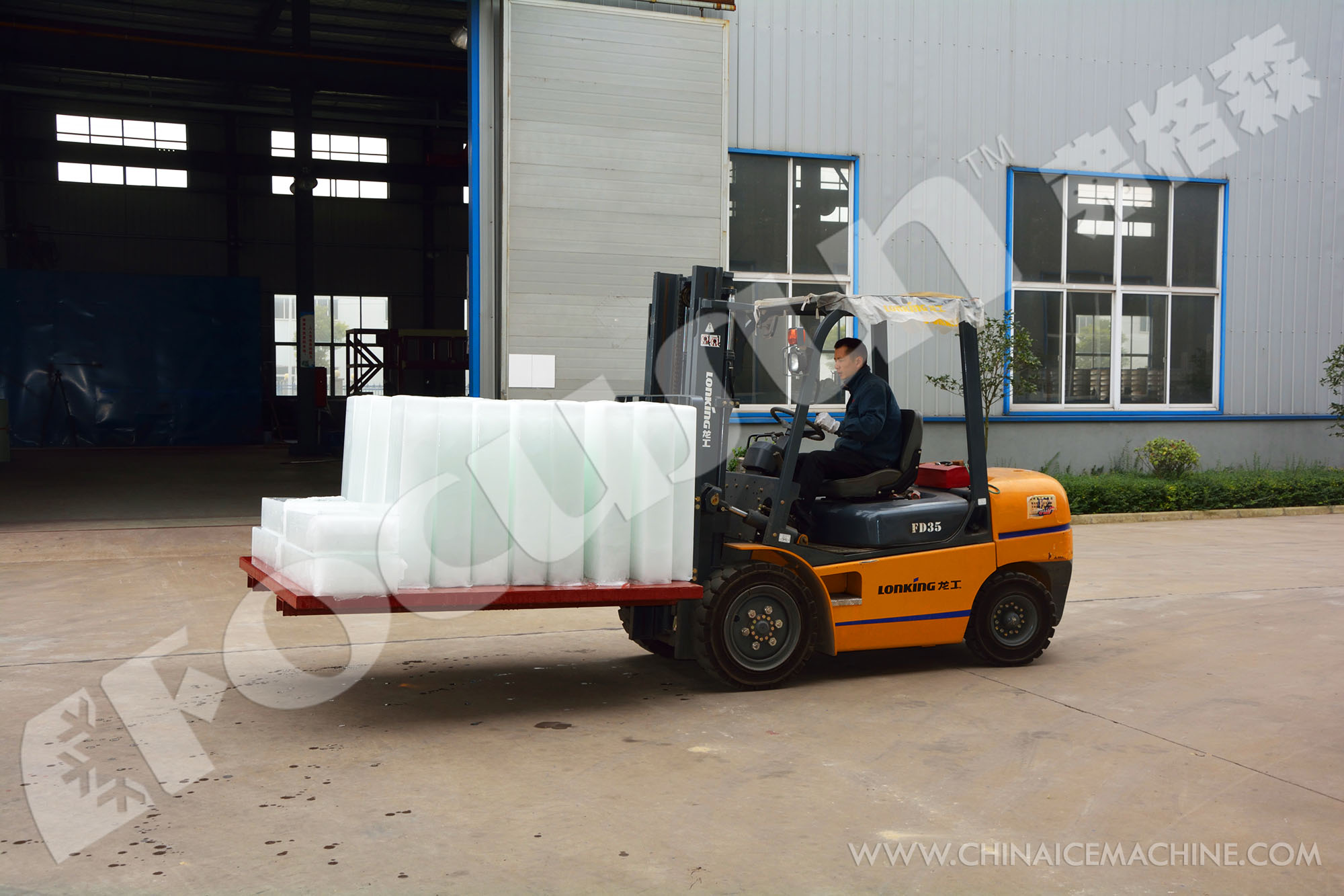 1460 KG Advert Direct Sale of 2T Direct Refrigeration Block Ice Machine for Products