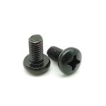 Small 18-8 Stainless Steel Machine Screws Black Zinc Phillips Round Head Machine