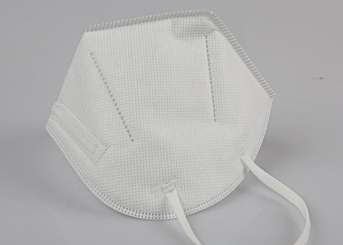 Anti Pollution Folding FFP2 Mask Skin Friendly Breathable Gray Color With Valve