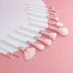 Exceptional Cosmetic Makeup Brush Set Rose Gold High Gloss Durable Quality