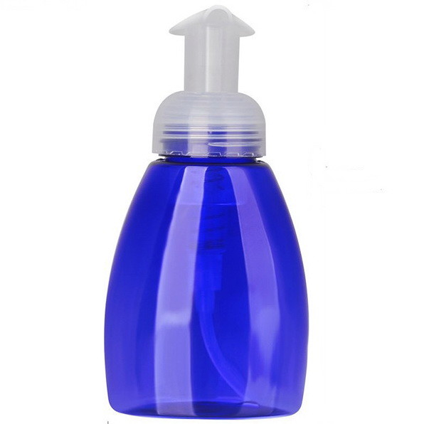 Pet 250ml Blister Bottle Airless Pump Dispenser , Sanitizer Pump Pressure Spray