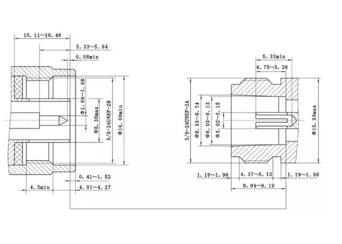 Nickel Plated N Bulkhead Female Flange Mount RF Coaxial Connector