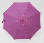 19 Inch Pink Childrens Folding Umbrella , Manual Open Personalized Kids Umbrella