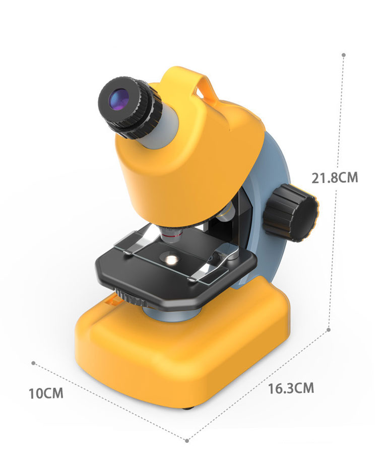 Definition Student Portable Biological Observation Microscope 1200x for Ages 2-4 Years