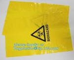 Autoclavable Biohazard Bags, Medical Waste Bags, Self Adhesive Sealing Tape