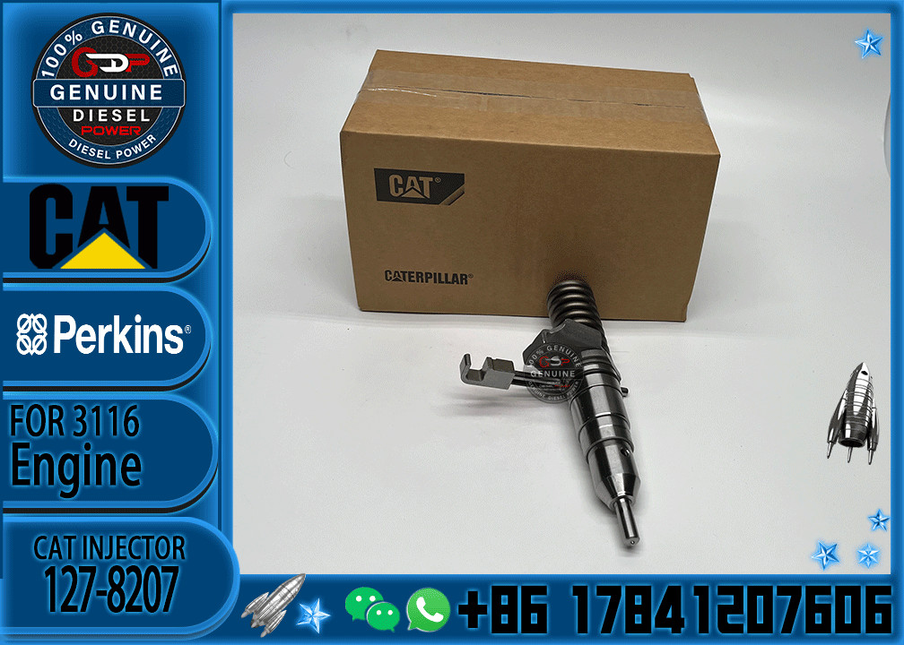 New Fuel Injector 127-8207 0R-8475 OR-8475 9Y-4982 7E-8727 OR-3002 0R-3002 for Caterpillar Industrial 3114 CB434 CP563 0