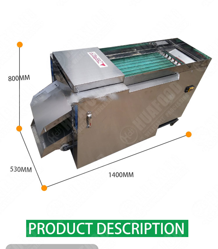 500kg/h Multifunction Vegetable Cutting Machine Pepper Chilli Stem Cutting Machine