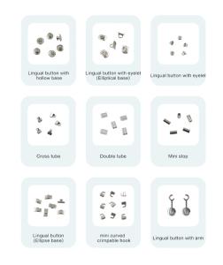China Stainless Steel Dental Crimpable Hook Ortho With Variable Bases wholesale