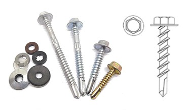 SS304 M10 Galvanized Self Drilling Tapping Heavy Hex Head Fasteners