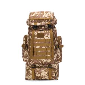 China 80L Large Capacity Waterproof Camouflage Hiking Backpack Leisure Tactical Backpack Outdoor Sports On Foot Travel Backpack wholesale