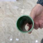 Green Hollow Pultruded Filament Wound Fiberglass Tubing ISO High Tensile