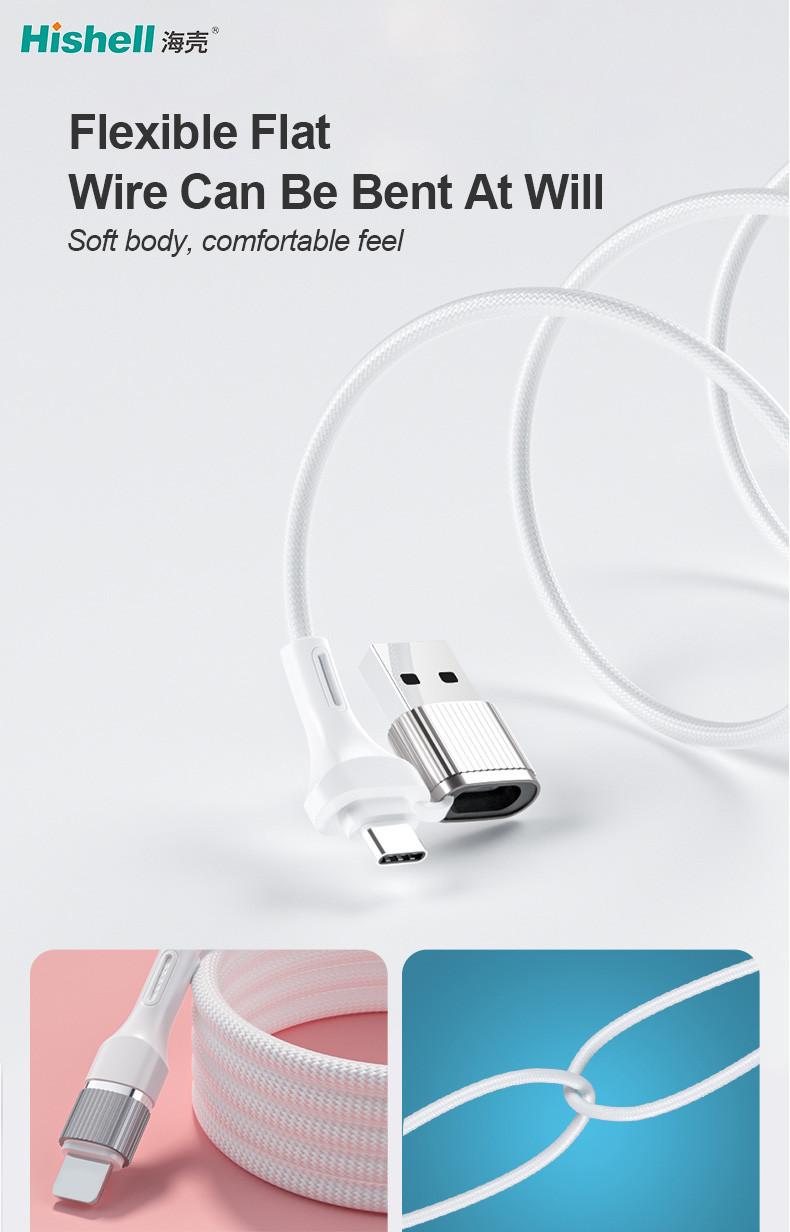 Antiwear Practical Mobile Phone USB Cables Multiscene With Data Transfer